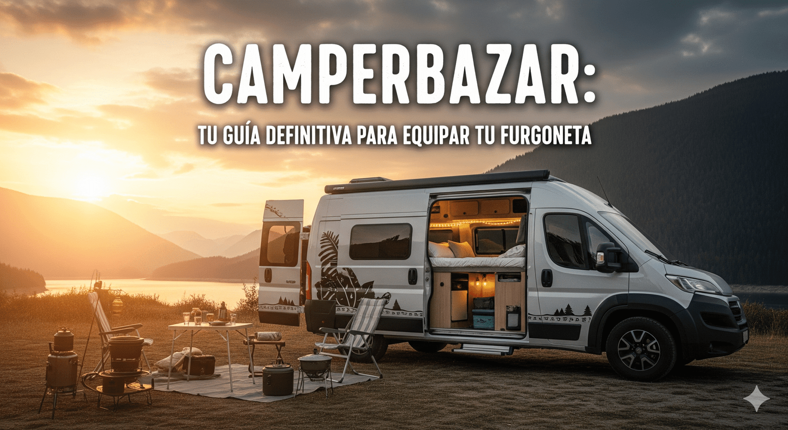 CamperBazar equipa tu camper y disfruta la aventura de un fin de semana de libertad total.