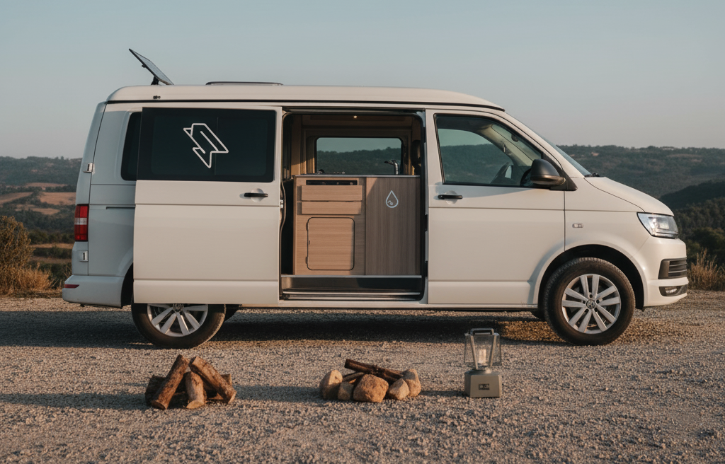 Guía Completa para Equipar tu Furgoneta Energía, Agua, Cocina y Más