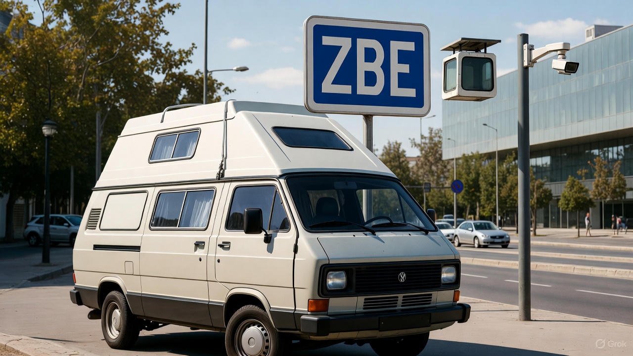 Mapa de las ZBE en España 2025: ¿Dónde puedo entrar con mi camper antigua?